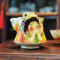 Five-Color Treasure Vessel Tea Set