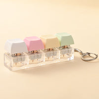 Fidget Keychain Button Squishy Toy – Stress Relief Anti-Anxiety Toy