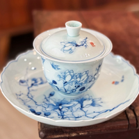 Magnolia Moon Gaiwan & Jade Cup Set