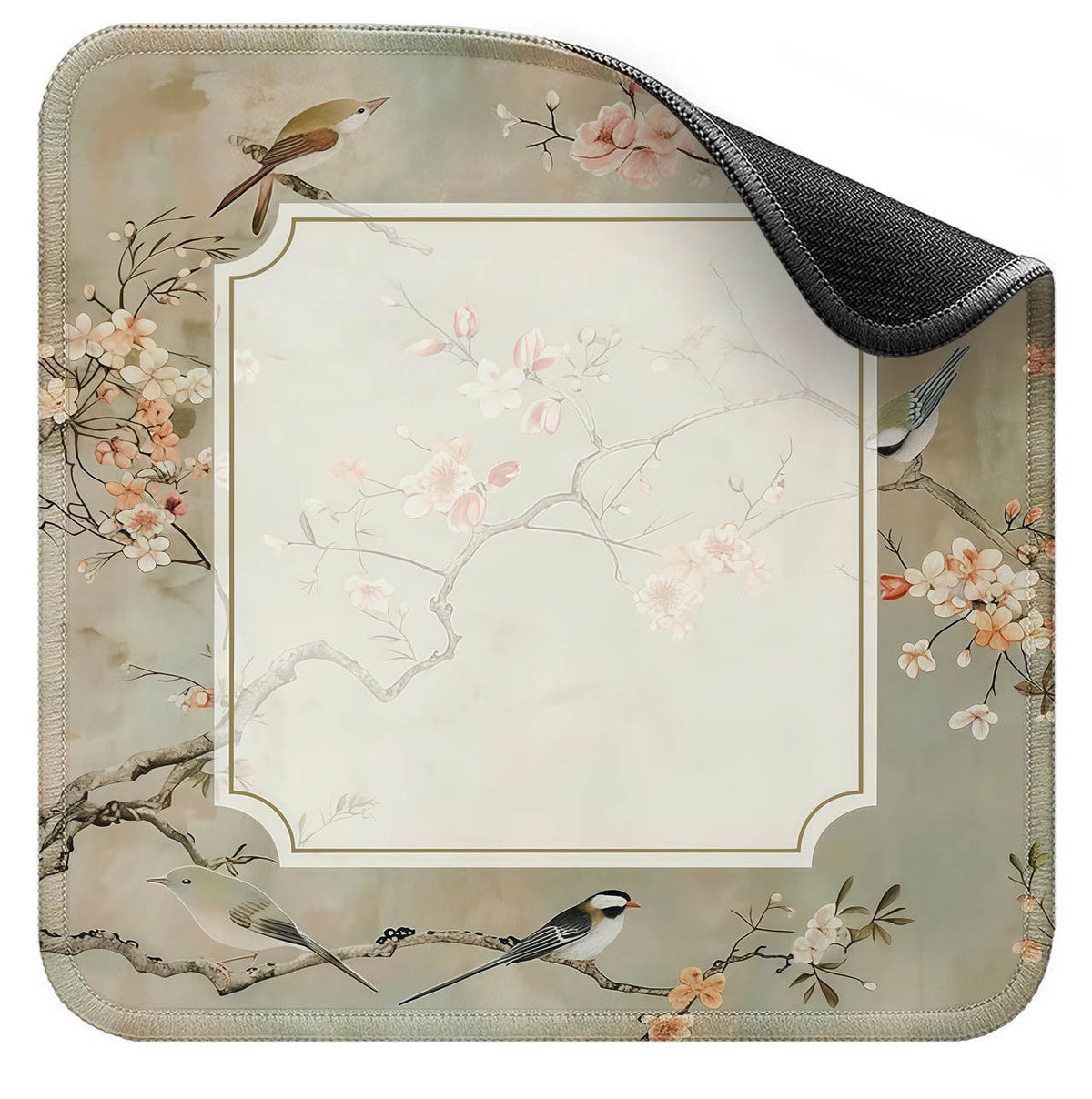 Waterproof Non-Slip Mahjong Table Mat, Golf Green Quiet Play Mat