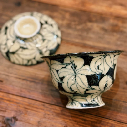Lily Bloom Handpainted Tea Ceremony Set