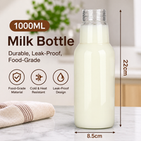 High Borosilicate Glass Sealed Bottle Heat Resistant Beverage Storage Jar