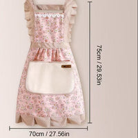 Floral Princess Cotton Kitchen Apron