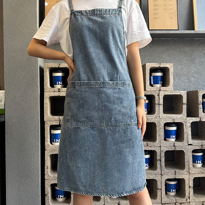 Thick Cotton Denim Apron