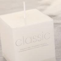 Ivory Square Smokeless Scented Candle