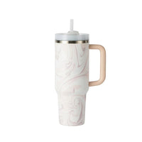40oz Stainless Steel Insulated Tumbler With Lid & Straw Extra Large Capacity Travel Ice Mug Double Wall Vacuum Hot Cold Drink Cup Portable Customizable Fashion Water Bottle