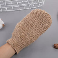 Jute Exfoliating Cleaning Gloves Bath Scrub Mitt