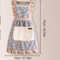 Floral Princess Cotton Kitchen Apron