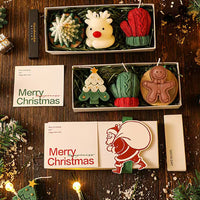 Christmas Creative Shaped Candle Gift Set