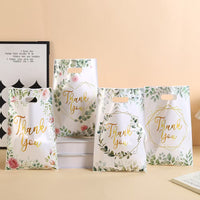Cartoon Party Gift Bags Pearlescent Plastic Handle Gift Bags