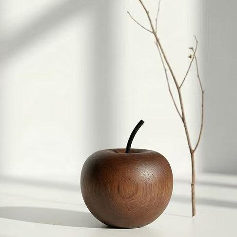 Apple Shape Wooden Aroma Diffuser Essential Oil Holder
