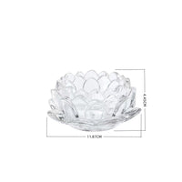Lotus Glass Candle Holder