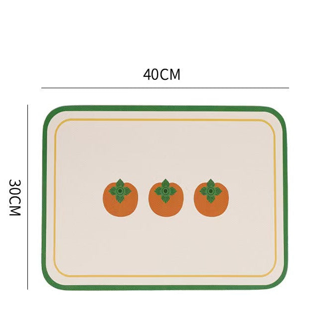 Leather Placemat Waterproof Heat Resistant Table Mat