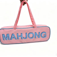 Mahjong Tile Storage Bag – Oxford Fabric Portable Game Set Organizer with Tassel Design