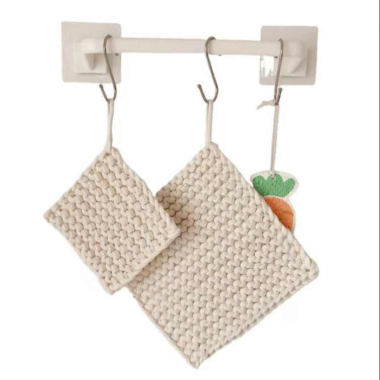 Handwoven Cotton Square Coaster
