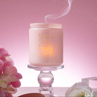 LED Carved Soy Wax Romantic Candle