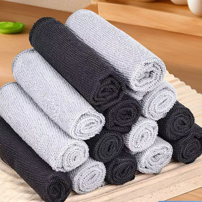 Microfiber Cleaning Cloth Dry Wet Use Kitchen Towel