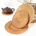 Round Rattan Heat Resistant Trivet Tea Coaster