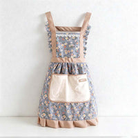 Floral Princess Apron – Vintage Lace Kitchen Apron for Cooking & Baking