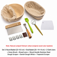 Bread Proofing Basket Set – Natural Fermentation Basket for Baking