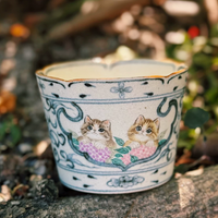 Whiskers & Meetings Artisan Coffee Cup