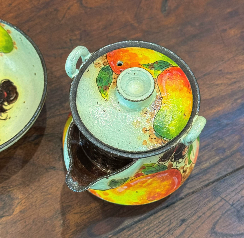 Five-Color Treasure Vessel Tea Set