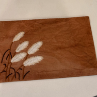 Reed Whisper Embroidered Tea Mat