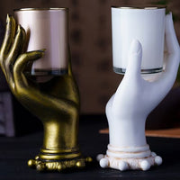 Vintage Hand Sculpture Soy Candle