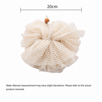 Natural Loofah Bath Sponge – Soft Exfoliating Body Scrubber with Hanging Rope