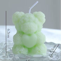 Rose Bear Scented Candle