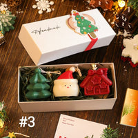 Christmas Creative Shaped Candle Gift Set