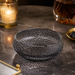 Luxury Textured Glass Ashtray – Crystal Pattern Decorative Cigarette Ashtray Tray for Home, Office, Bar & Hotel