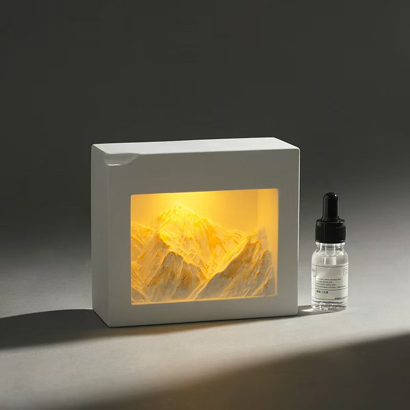 Square Mountain Aroma Diffuser Stone Set