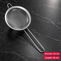 Stainless Steel Fine Mesh Strainer Kitchen Sieve with Long Handle
