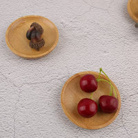 Bamboo Sauce Dish Small Dipping Plate