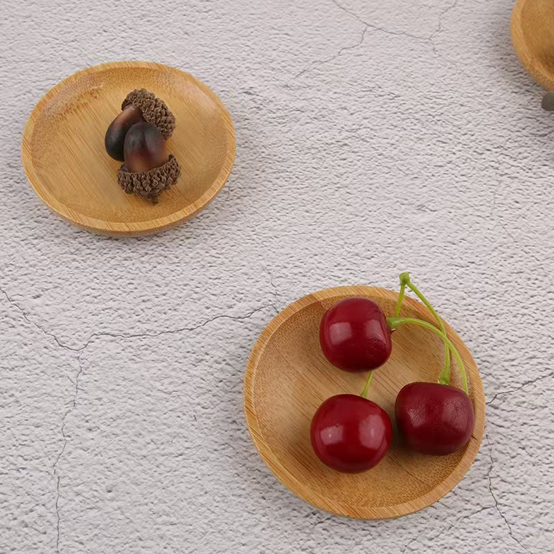 Bamboo Sauce Dish Small Dipping Plate