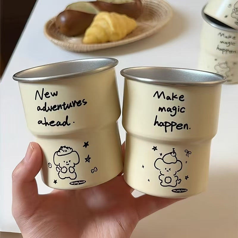 Cute Dog Stainless Steel Coffee Mug