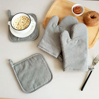 Cotton Heat Resistant Oven Mitt