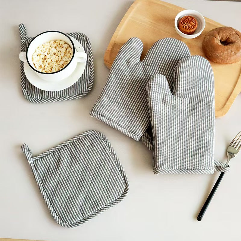 Cotton Heat Resistant Oven Mitt