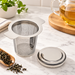 Stainless Steel Tea Infuser Fine Mesh Loose Leaf Tea Strainer with Lid