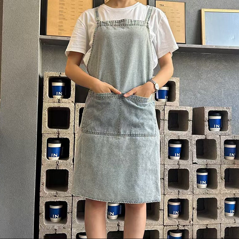 Thick Cotton Denim Apron