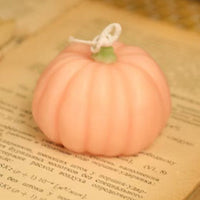 Handmade Halloween Pumpkin Candle