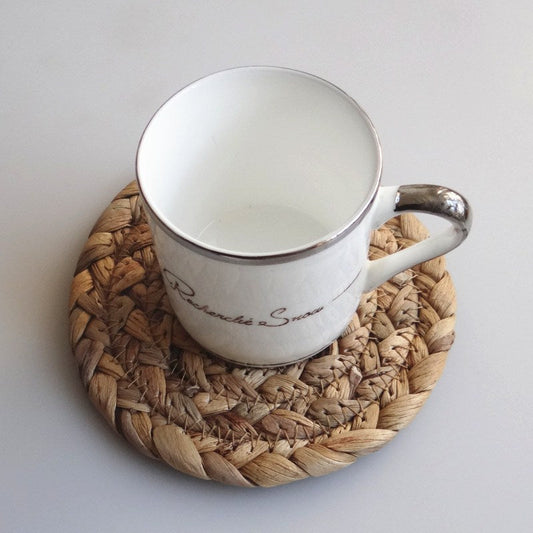 Round Woven Table Mat, Heat-Resistant Placemat and Coaster