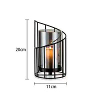 Artistic Iron Candleholder Design Decor, Modern Home Accent