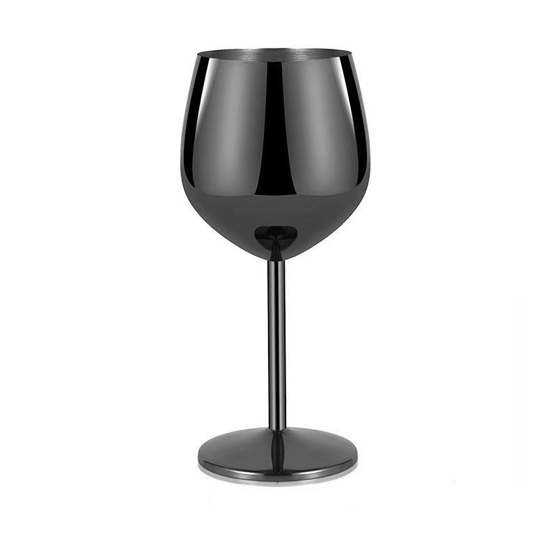500ml Stainless Steel Wine Glass with Stem