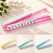 Thickened Mahjong Push Rack – 18 Inch Portable Transparent Tile Ruler for American Mahjong