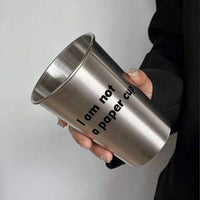 350ml Stainless Steel Single Wall Mug