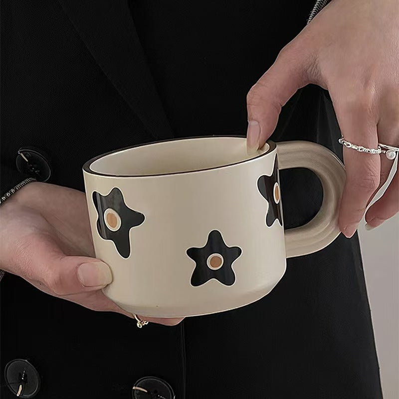 Vintage Large Capacity Ceramic Mug
