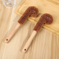 Coconut Fiber Bottle and Glass Brush