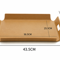 Ash Wood Serving Tray – Rectangular Wooden Cake, Bread